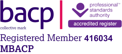 BACP registered member logo – accredited counsellor